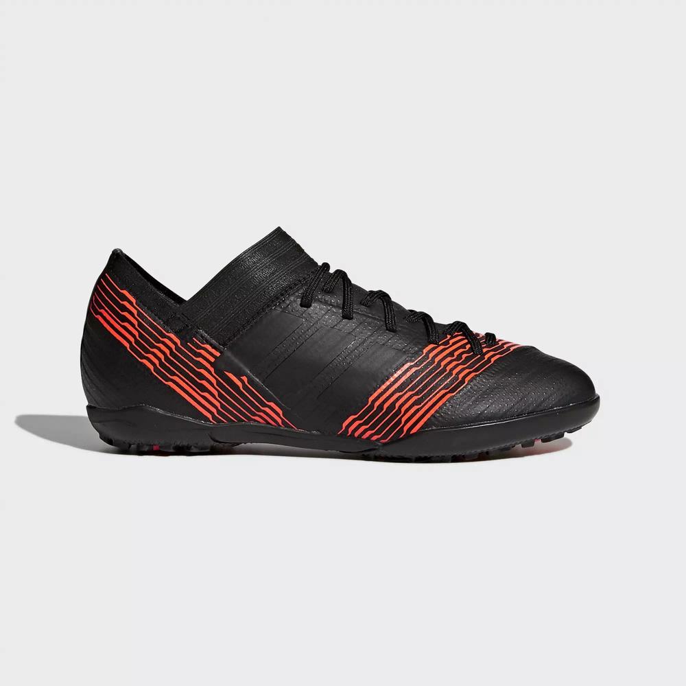 Adidas Nemeziz Tango 17.3 Turf Tenis De Futbol Negros Para Niño (MX-61436)